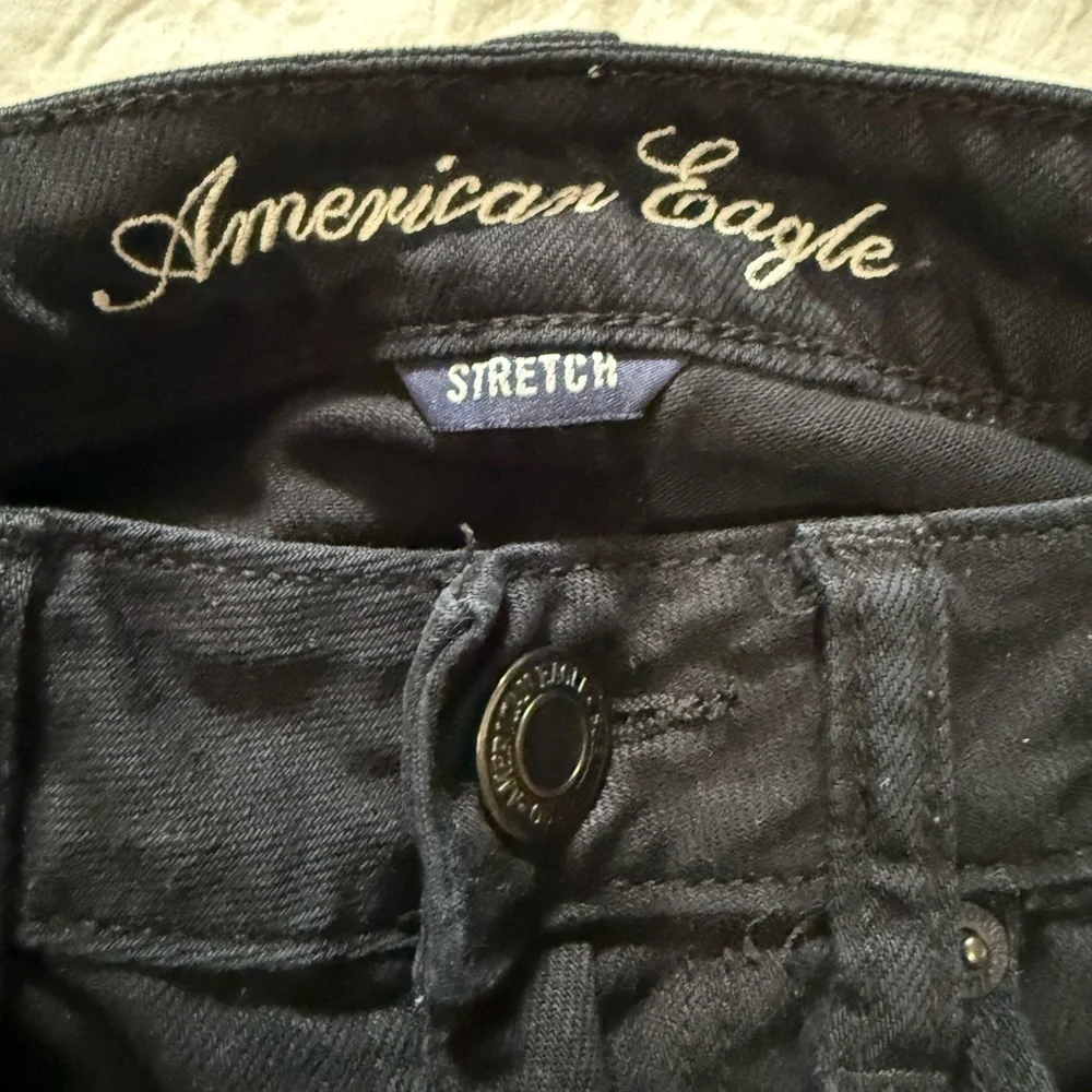 American Eagle Outfitters Black Straight Leg Jeans